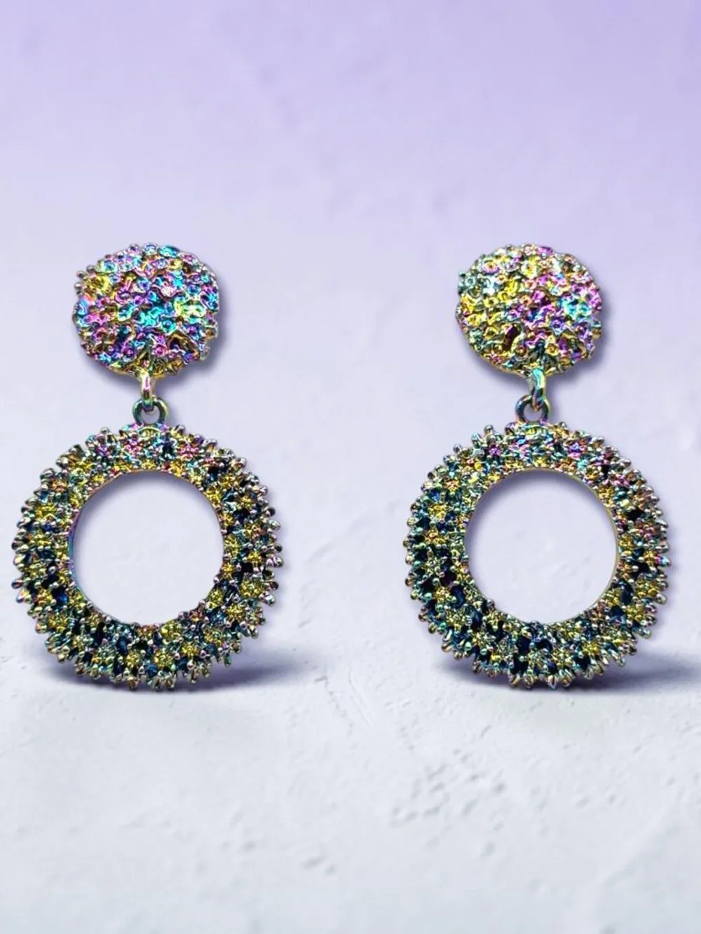 Multi-Color Fashion Dangle Earrings